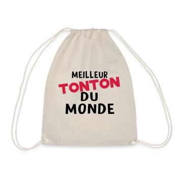 meilleur tonton dU MONDE - Sac de sport léger - nature - Devant