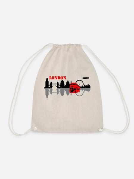 london skyline - Drawstring Bag - nature