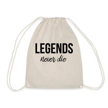 legends never die - Drawstring Bag - nature - Front