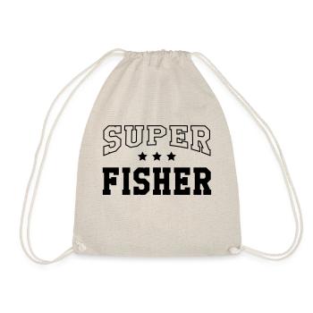 Super Fisher - Drawstring Bag - nature - Front