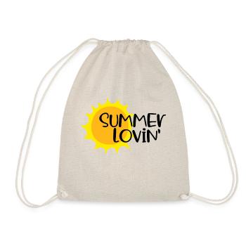 Summer lovin Sommer-Shirt - Turnbeutel - Natur - Vorne