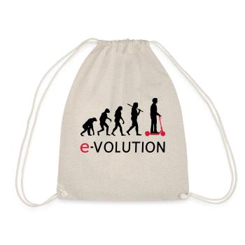 Evolution ElectroScooter eScooter ERoller - Turnbeutel - Natur - Vorne