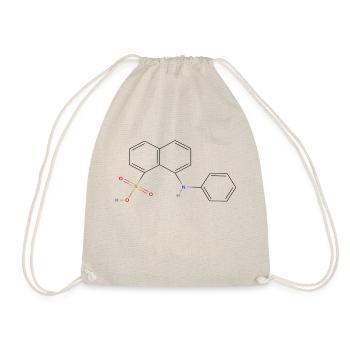 Lipase Molecule - Colored Structural Formula - Drawstring Bag - nature - Front