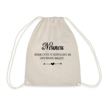 Nounou adorable fée - Sac de sport léger - nature - Devant