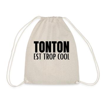 tonton est trop cool - Sac de sport léger - nature - Devant