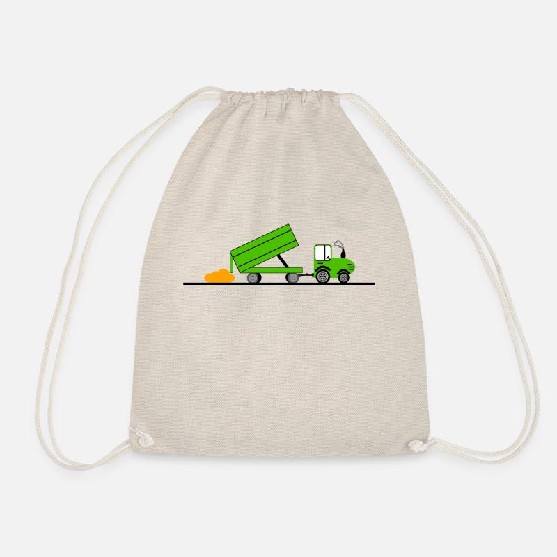 Tractor - Drawstring Bag - nature