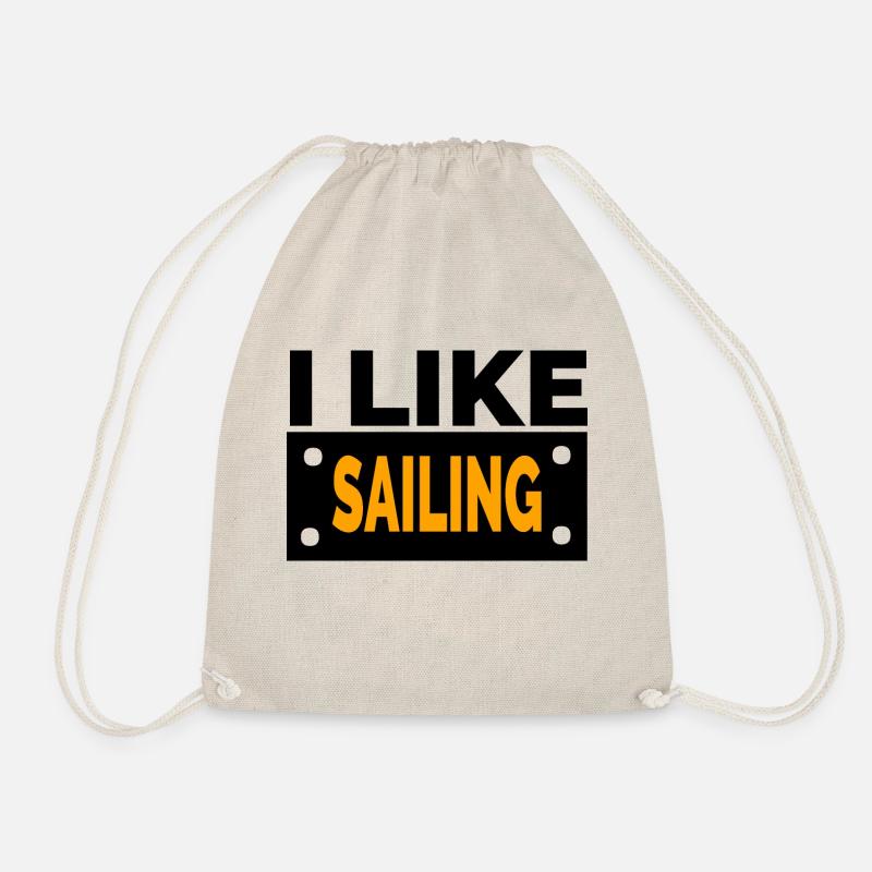 Sail - Drawstring Bag - nature