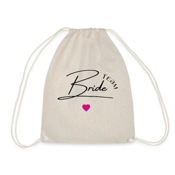 Team bride - Sac de sport léger - nature - Devant