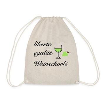 Liberté égalité Weinschorle - Turnbeutel - Natur - Vorne