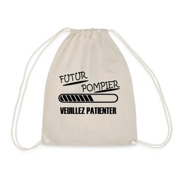 Futur Pompier Veuillez Patientez - Sac de sport léger - nature - Devant