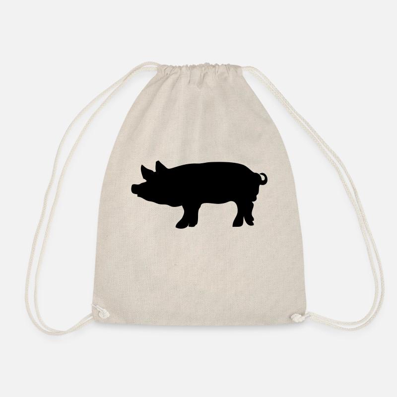 Schwein Schwein Schwein pork1 - Turnbeutel - Natur