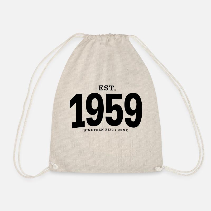 EST. 1959 Nineteen Fifty Nine - Turnbeutel - Natur