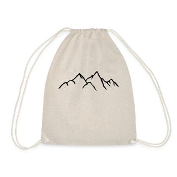 Beautiful mountain landscape - Drawstring Bag - nature - Front