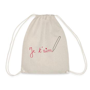 Amour / Saint Valentin / Coeur / Bébé / Love - Sac de sport léger - nature - Devant