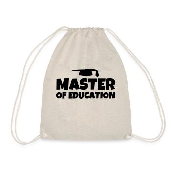 Master of Education Études Cadeau - Sac de sport léger - nature - Devant