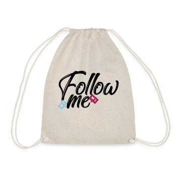 FOLLOW ME - Turnbeutel - Natur - Vorne
