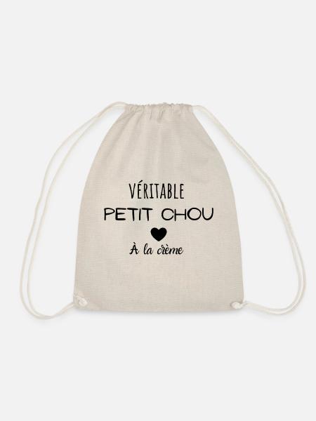 Véritable petit chou à la crème - Sac de sport léger - nature