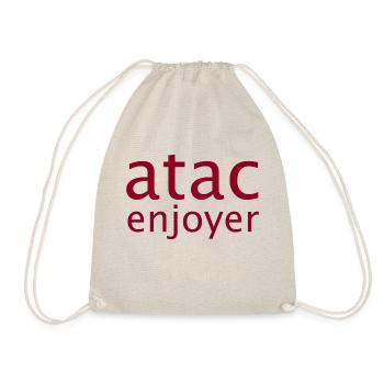 atac enjoyer - Drawstring Bag - nature - Front