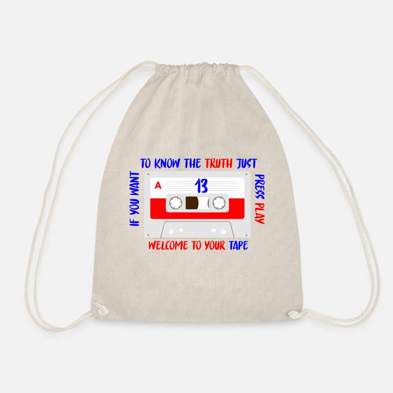 THIRTEEN - Drawstring Bag - nature