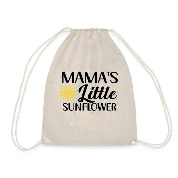 Mama´s Little Sunflower - Turnbeutel - Natur - Vorne