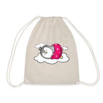 Sleeping Penguin - Drawstring Bag - nature - Front