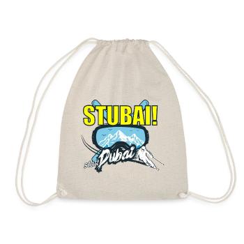 Stubai(tal) statt Dubai - Skifahren Berge Winter - Turnbeutel - Natur - Vorne