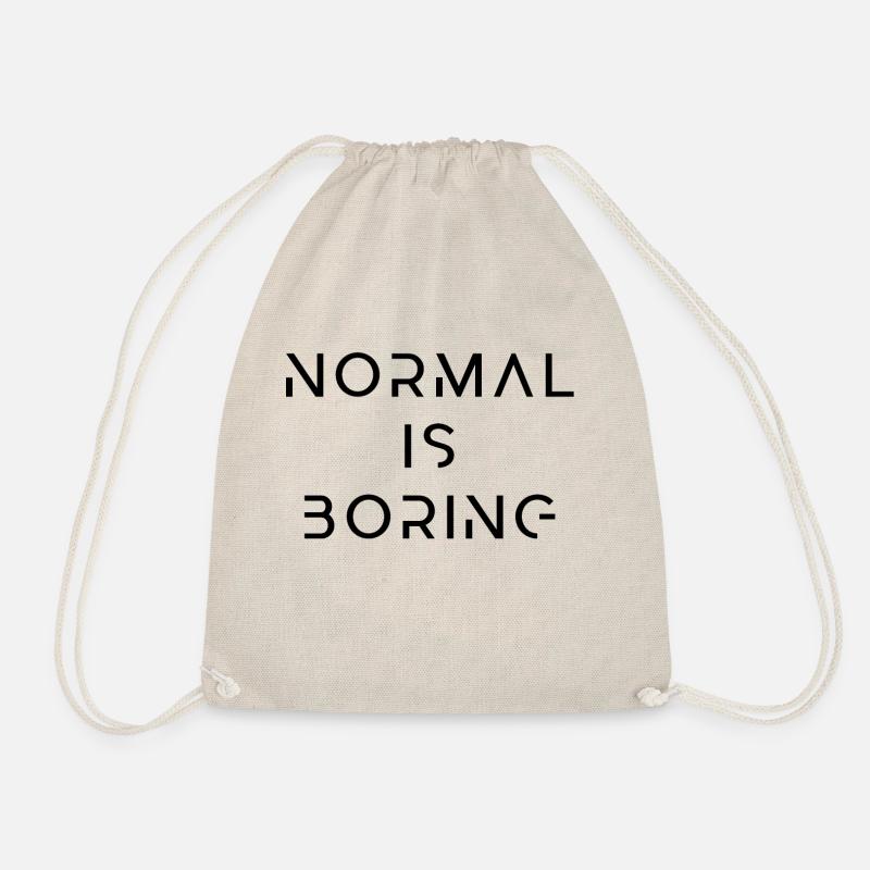 Normal ist langweilig - Turnbeutel - Natur