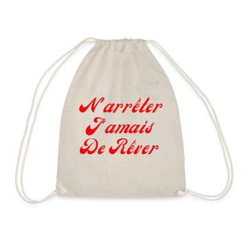 N'arrêter jamais de rêver - Sac de sport léger - nature - Devant