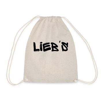 Lieb's - Cooles Design für Liebe und Valentinstag - Turnbeutel - Natur - Vorne