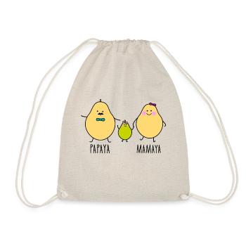 Famille Papaya - Sac de sport léger - nature - Devant