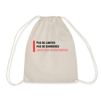 Pas de limites - Sac de sport léger - nature - Devant