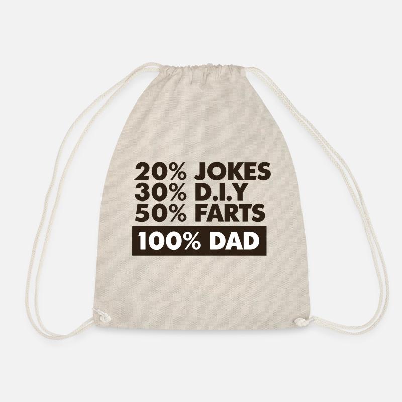 100 percent DAD - Drawstring Bag - nature
