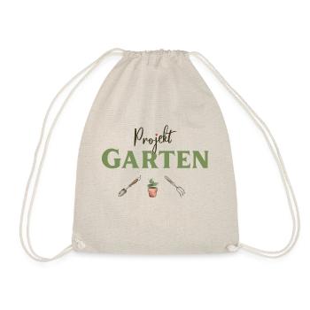 Projekt Garten Gärtnerin, Gärtner - Turnbeutel - Natur - Vorne