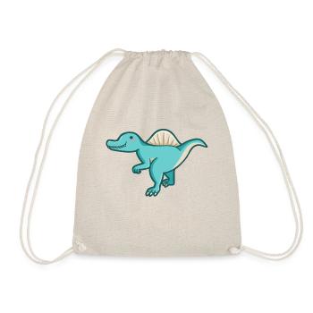 hugadino Spinosaurus, dinosaure heureux - Sac de sport léger - nature - Devant