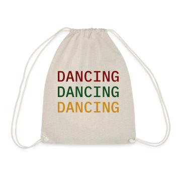 Dancing Dance Music - Turnbeutel - Natur - Vorne