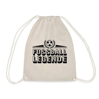fussball legende - Turnbeutel - Natur - Vorne