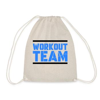 workout team - Turnbeutel - Natur - Vorne
