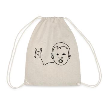 baby satanfingers - Turnbeutel - Natur - Vorne