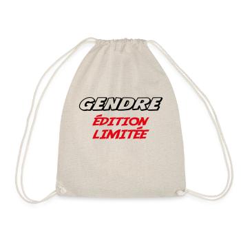 Limited edition GENDRE - Drawstring Bag - nature - Front