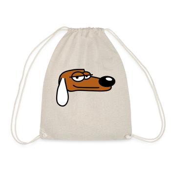 Chien A L’air cool Look détendu Guy Chill Dude - Sac de sport léger - nature - Devant