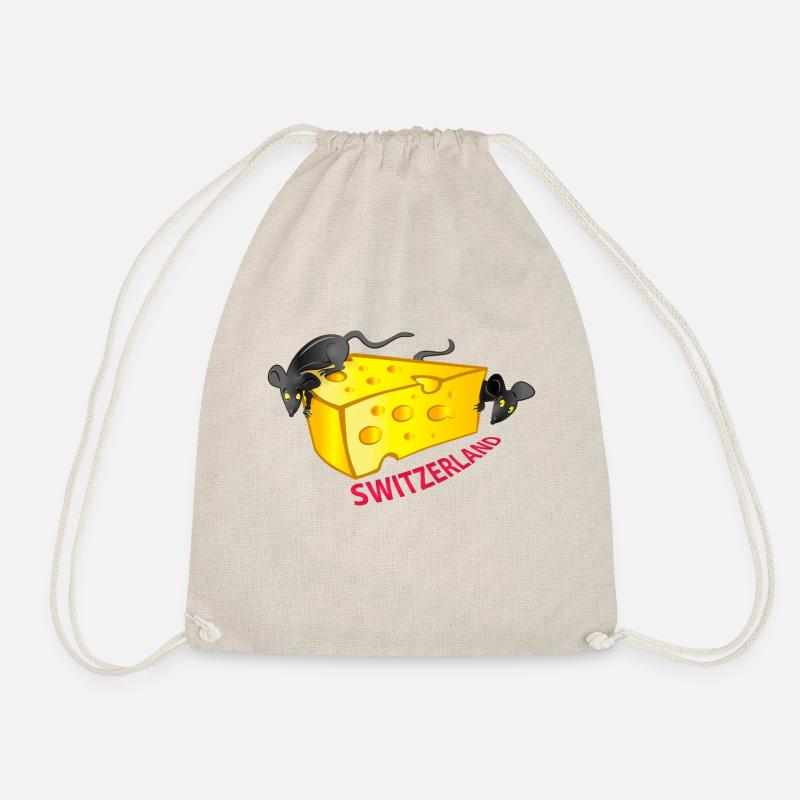 Swiss Cheese Nice Mice - Turnbeutel - Natur