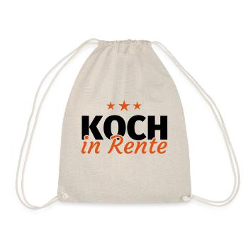 Koch Rente - Turnbeutel - Natur - Vorne