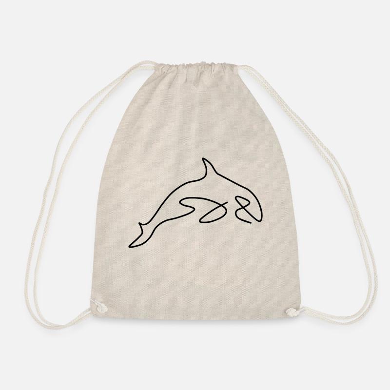 Orca - Turnbeutel - Natur