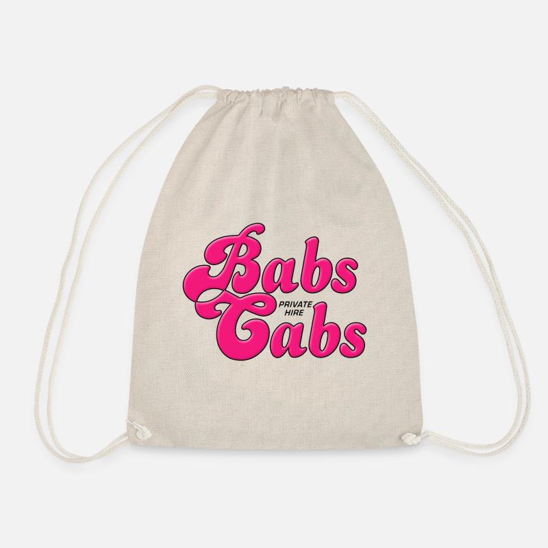 Babs Cabs - Drawstring Bag - nature
