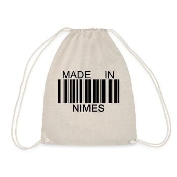 Made in Nimes 30 Languedoc-Roussillon - Sac de sport léger - nature - Devant