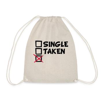 Single taken Tick Tick Tick cross - Drawstring Bag - nature - Front