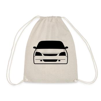 JDM Car eyes EP3 | T-shirts JDM - Drawstring Bag - nature - Front