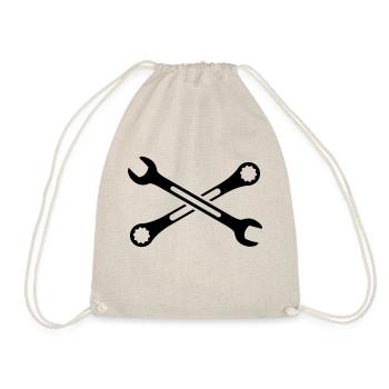 tools - Drawstring Bag - nature - Front