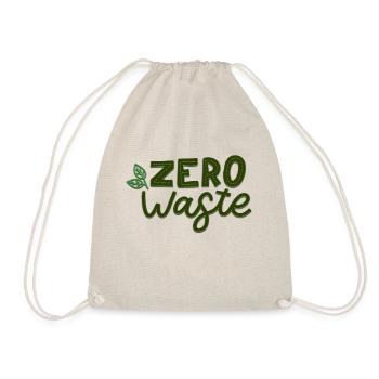 zero waste3 - Turnbeutel - Natur - Vorne