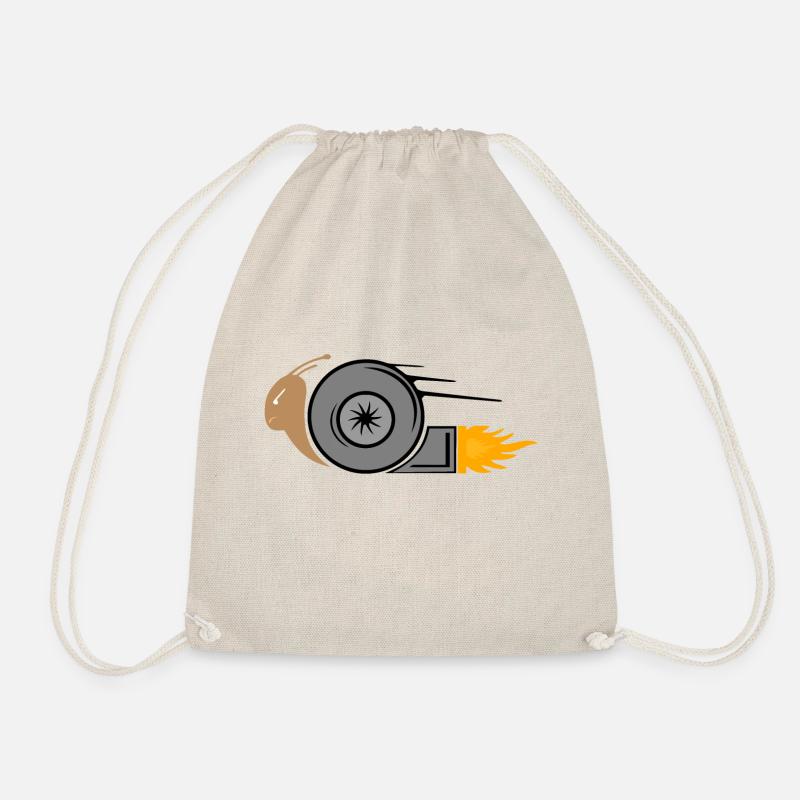 Turbo snail - Drawstring Bag - nature